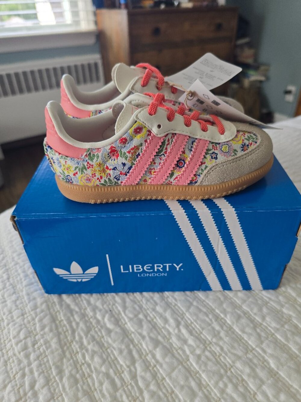 Kids Liberty London x adidas Samba OG EL I 'F Adidas